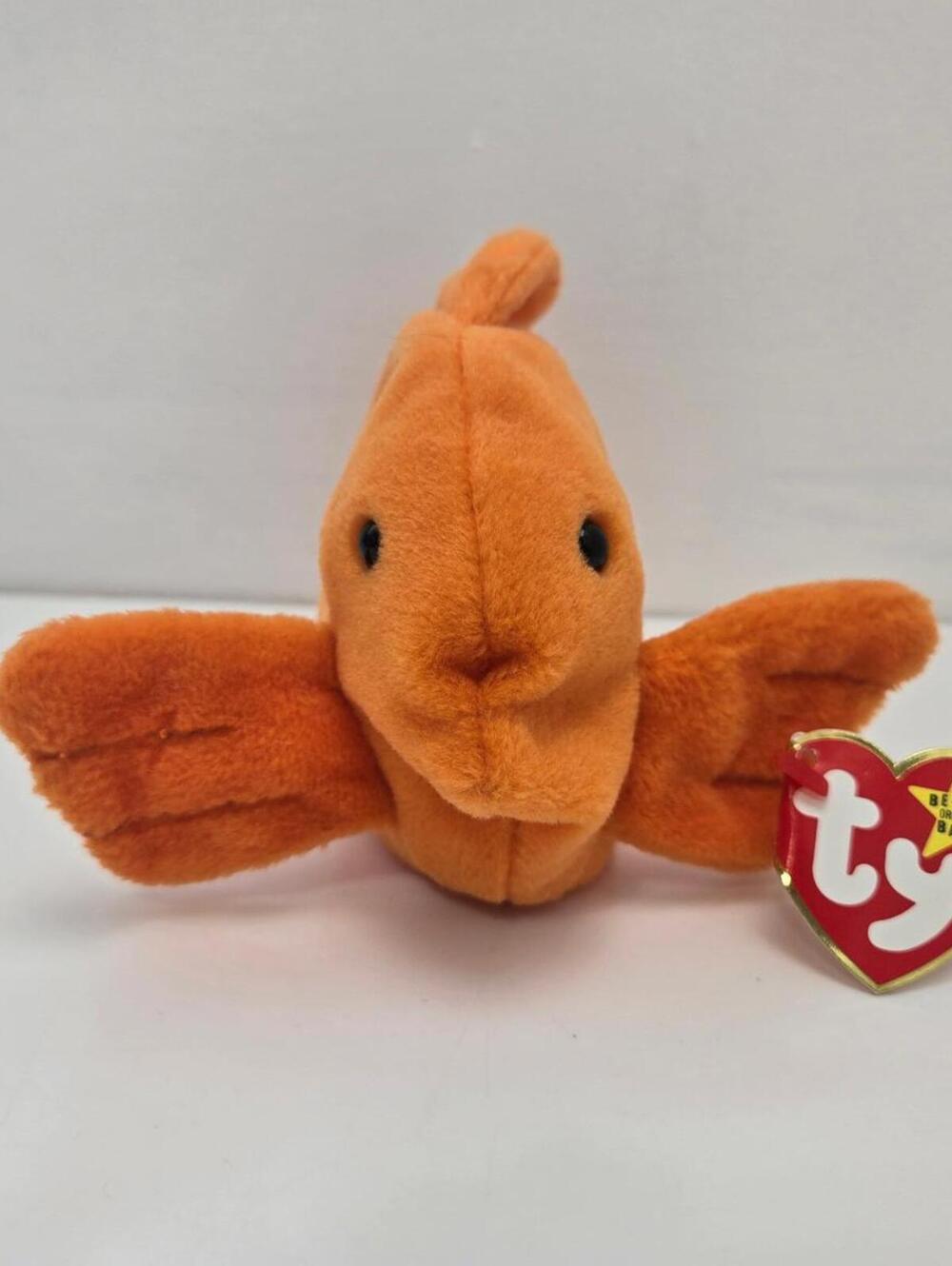 Ty Beanie Baby “Goldie” the Orange Goldfish (7.5 inch)